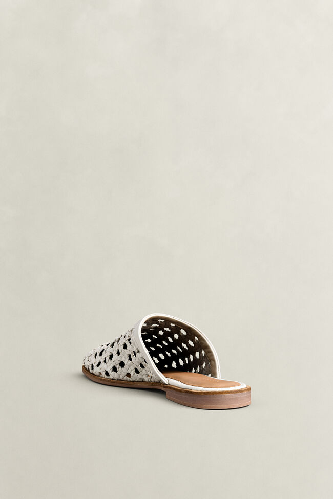 Gimble mules i l&auml;der