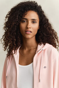 Shield hoodie med dragkedja