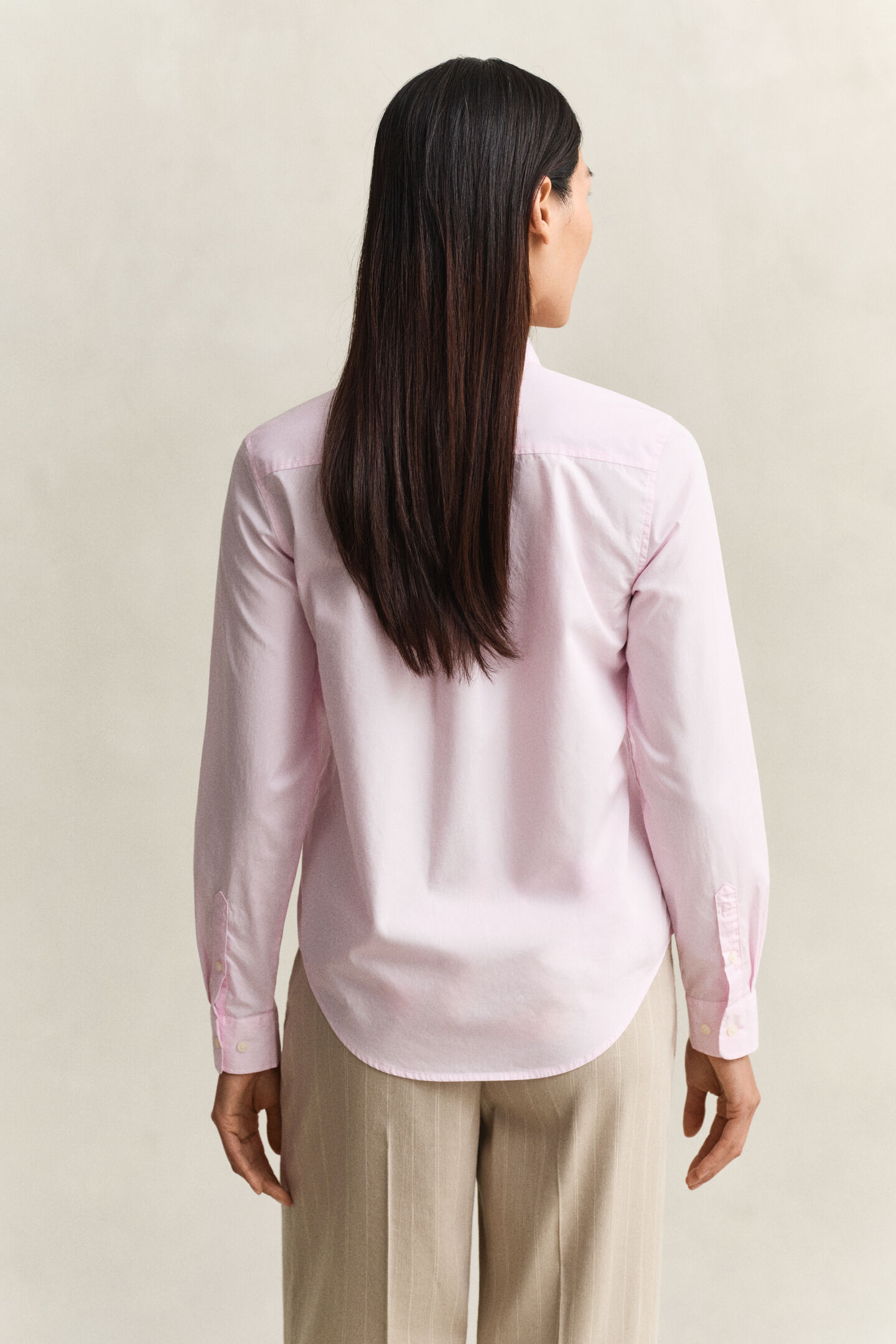 Regular fit klassisk poplinskjorta