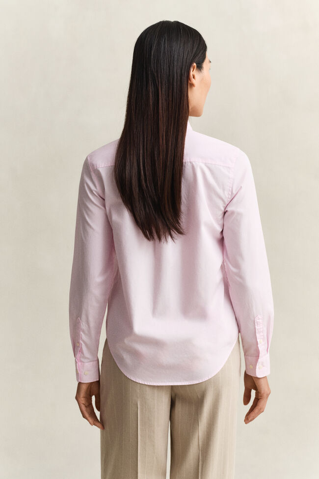 Regular fit klassisk poplinskjorta