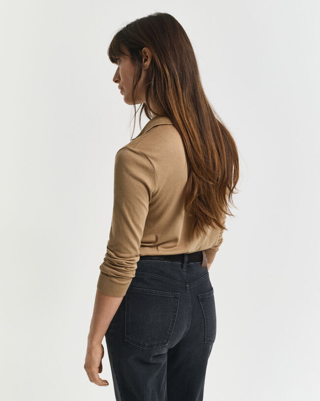 L&aring;ng&auml;rmad s&ouml;ml&ouml;s pik&eacute;tr&ouml;ja med knappar