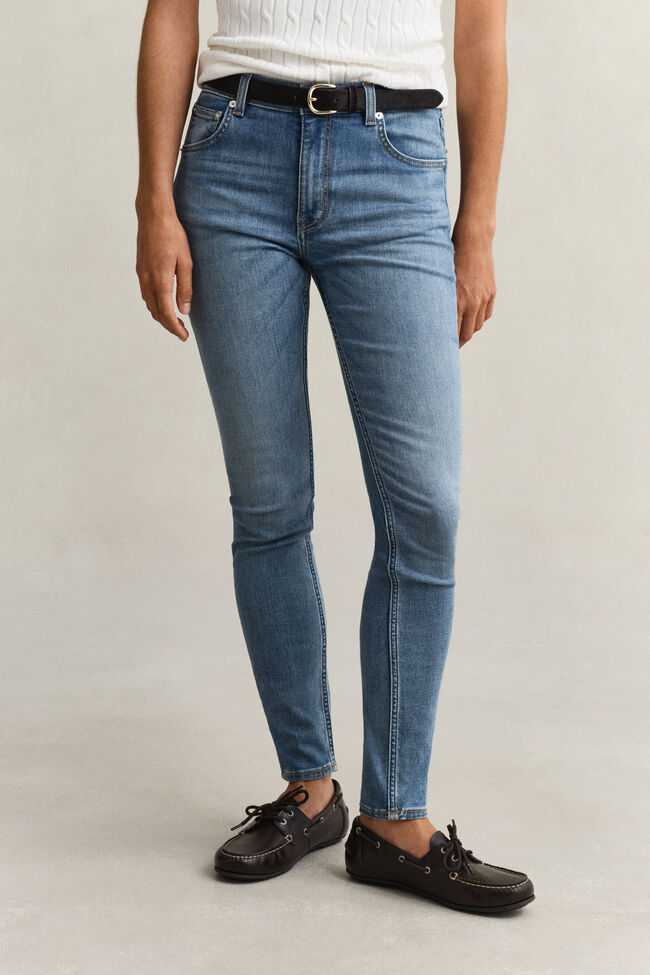 Skinny jeans med stretch