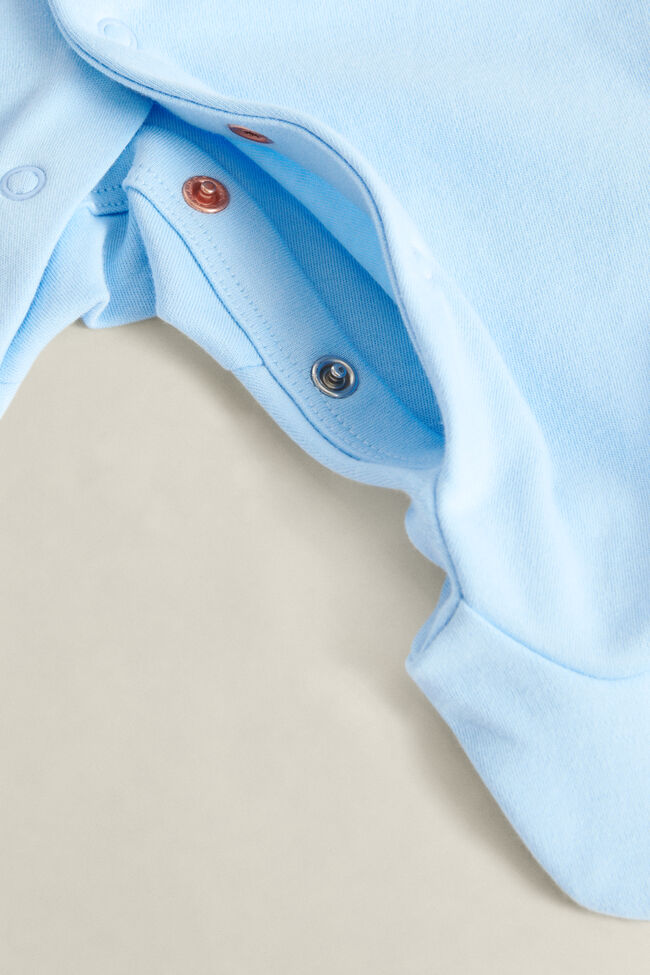 Baby l&aring;ng&auml;rmad sparkdr&auml;kt med sk&ouml;ldemblem