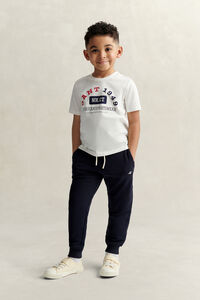 Boys sweatpants med sk&ouml;ldemblem