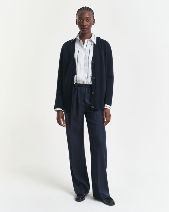 Dra p&aring;-byxor i ullblandning