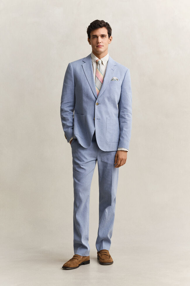 Kavaj i linneblandning