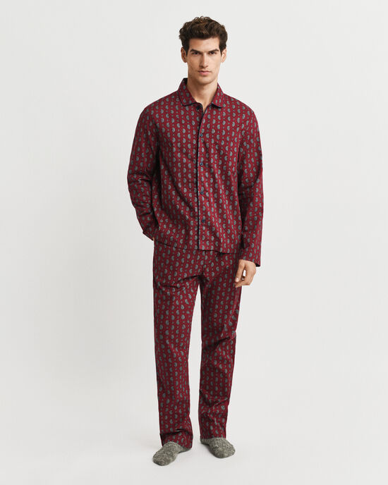 Paisleym&ouml;nstrad pyjamas i presentf&ouml;rpackning