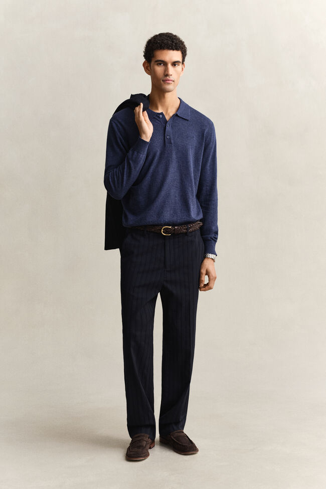 Pik&eacute;tr&ouml;ja i grovspunnen bomullsblandning