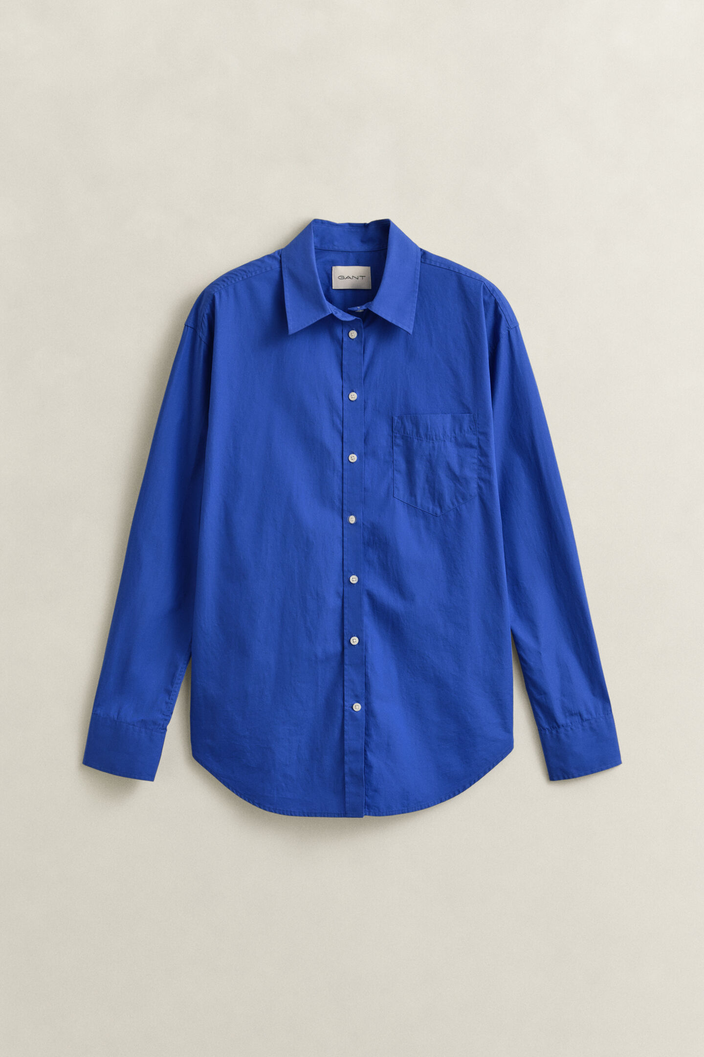 Relaxed fit klassisk poplinskjorta