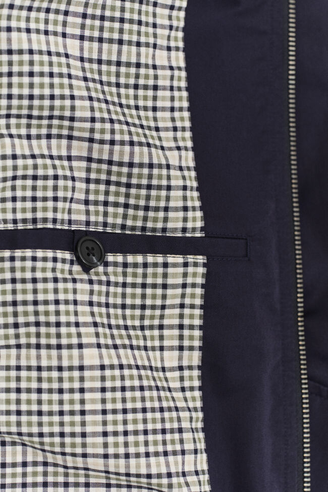 Harringtonjacka i bomullsblandning