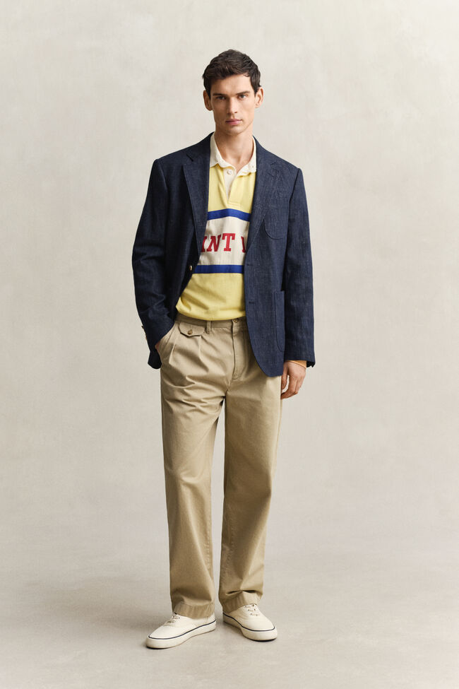 Indigof&auml;rgad kavaj