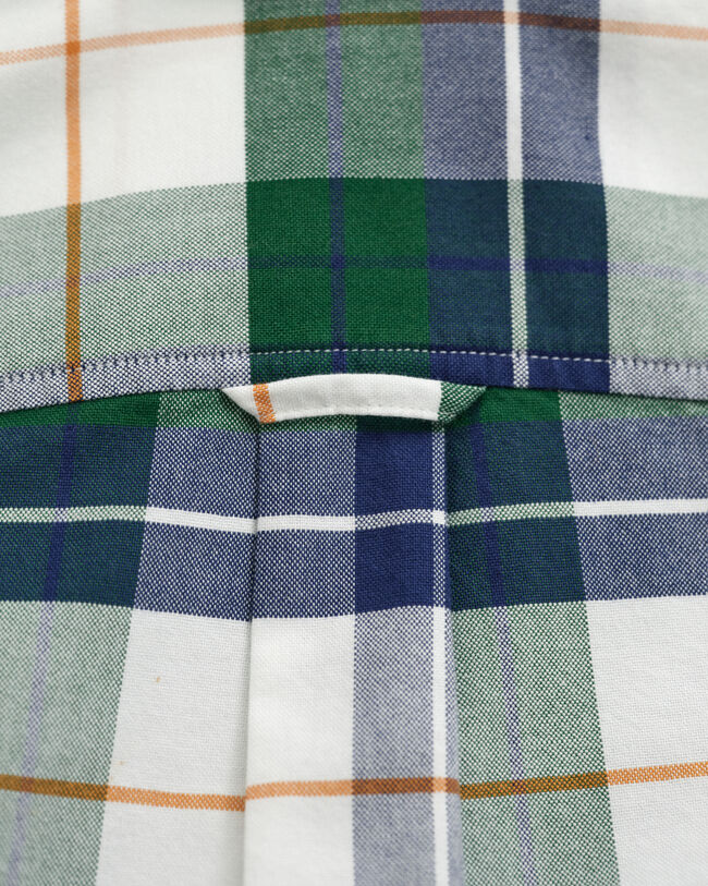 Kids Shield rutig oxfordskjorta