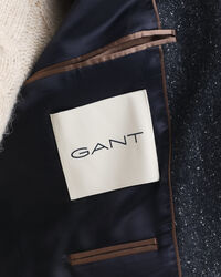 Slim fit kostymkavaj i donegalv&auml;v