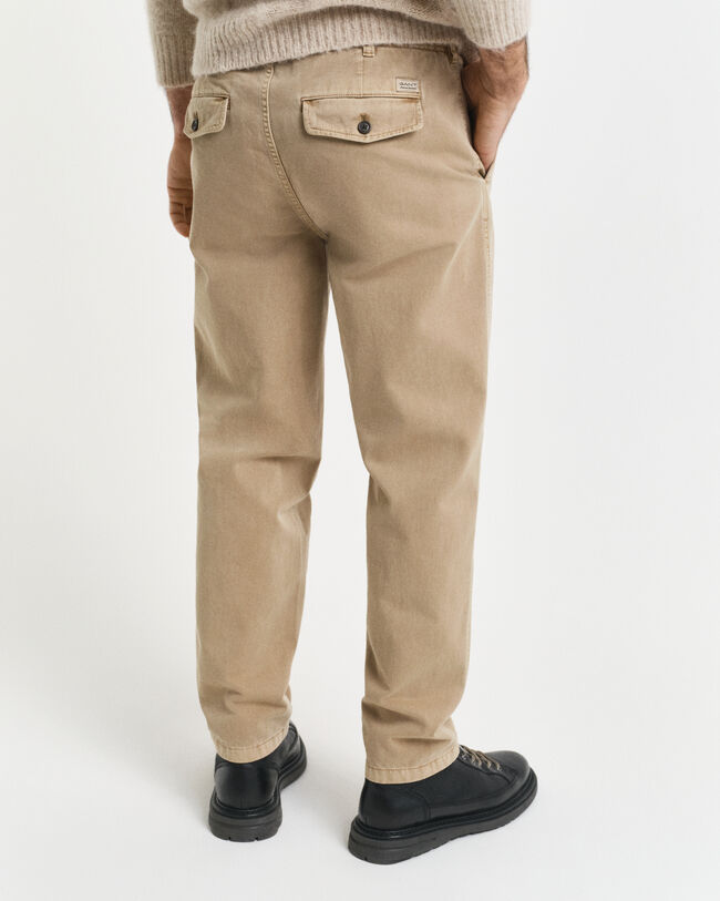 Regular fit avsmalnande chinos