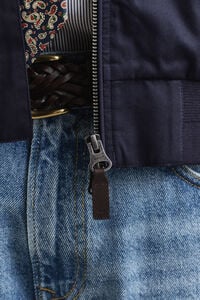 Harringtonjacka i bomullsblandning