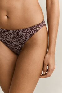 Hipster bikinitrosor med monogram