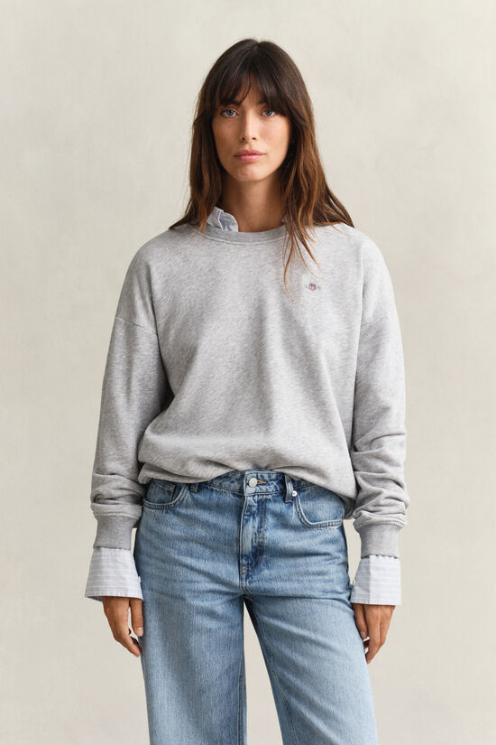 Shield sweatshirt med rund hals