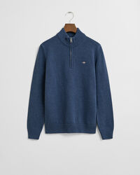 Teens casual bomullstr&ouml;ja med half-zip