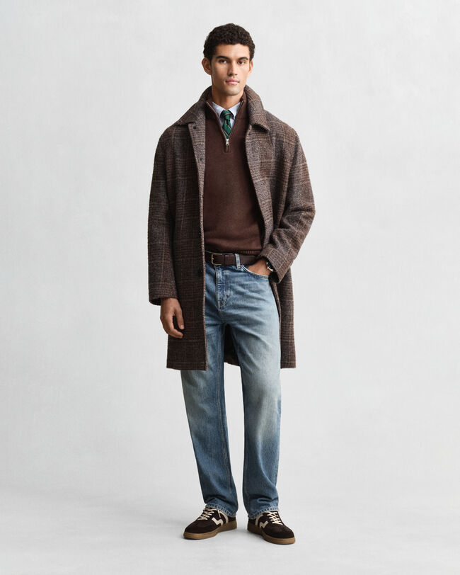 Casual Cotton tr&ouml;ja med dragkedja vid hals&ouml;ppningen