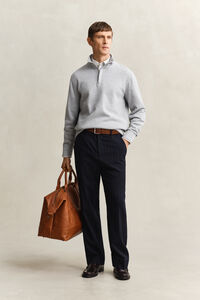 Sacker Rib sweatshirt med half-zip