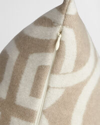 Monogram kuddfodral i ull