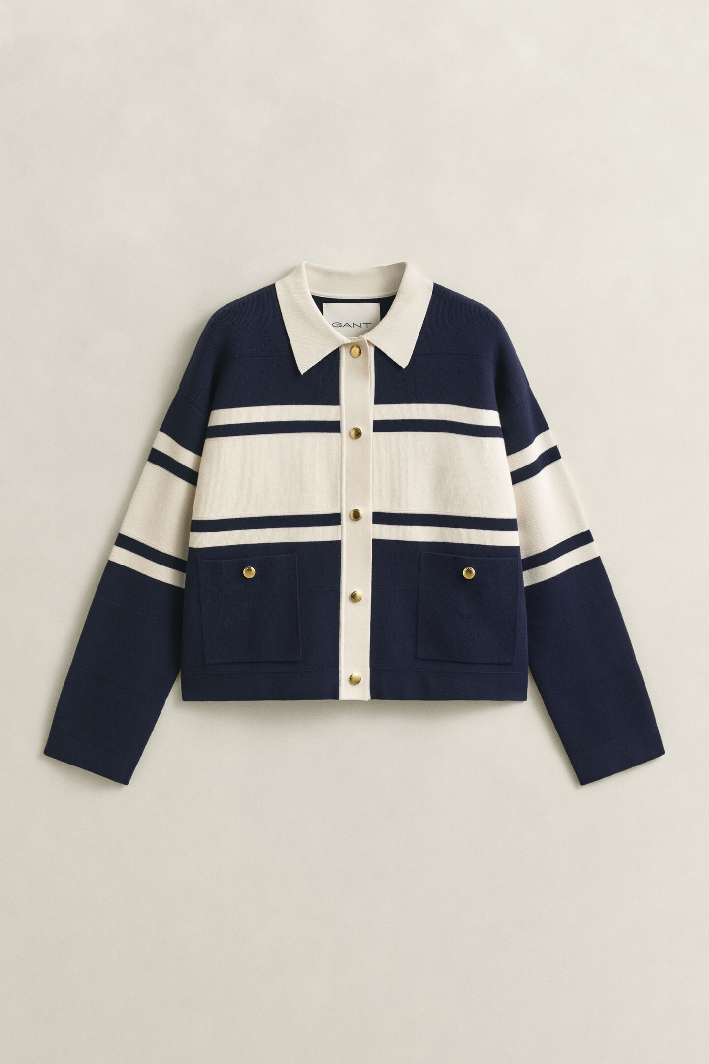 Kofta med f&auml;rgblock