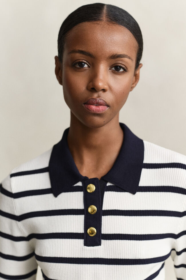 Randig stickad Rugger