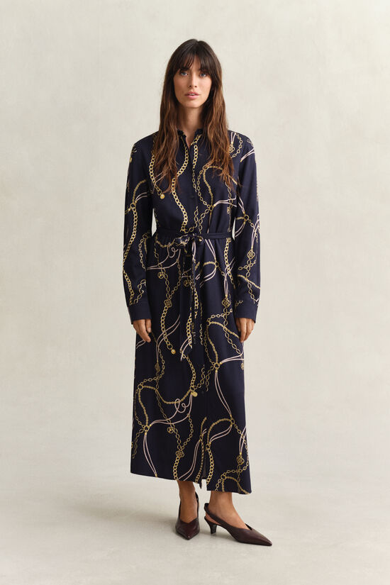 M&ouml;nstrad skjortkl&auml;nning