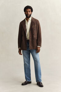 Klassisk randig oxfordskjorta