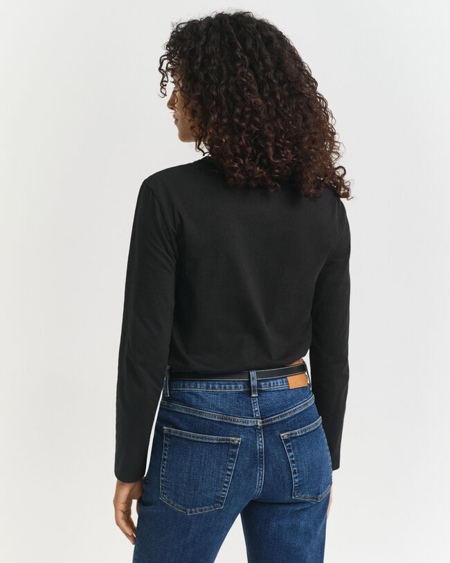 Shield l&aring;ng&auml;rmad T-shirt