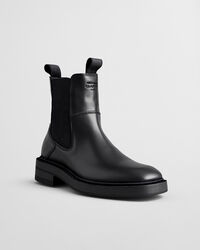 Fallwi medelh&ouml;ga boots i l&auml;der