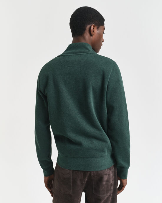 Sacker Rib sweatshirt med half-zip
