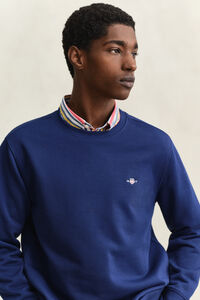 Shield sweatshirt med rund hals