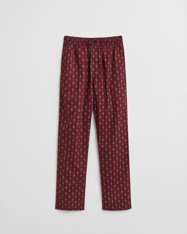 Paisleym&ouml;nstrade pyjamasbyxor i flanell