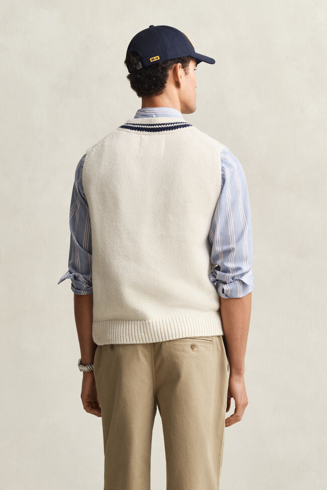 Kabelstickad slipover