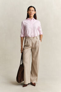 Regular fit klassisk poplinskjorta