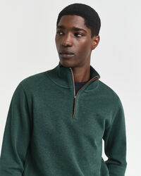 Sacker Rib sweatshirt med half-zip