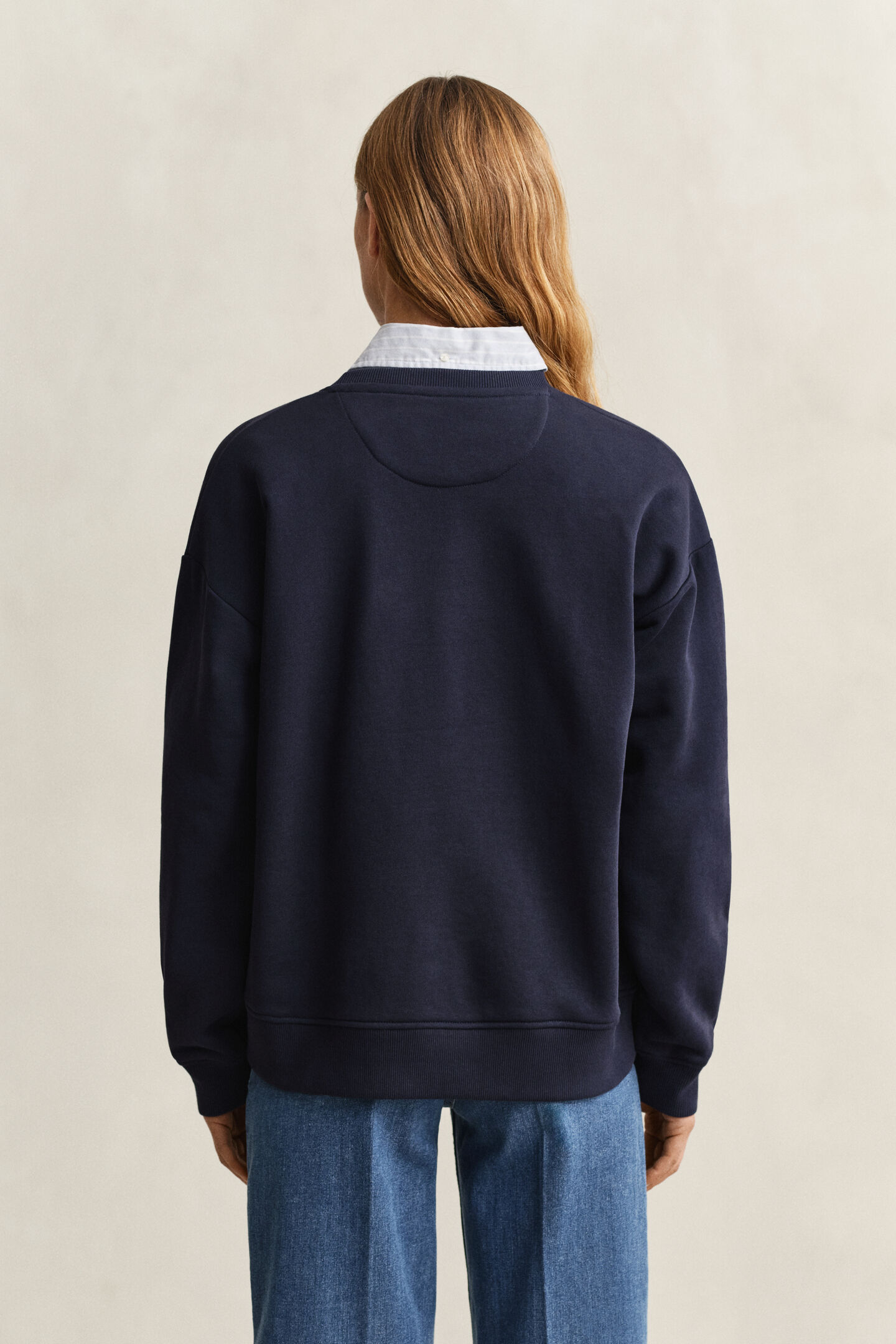 Shield sweatshirt med rund hals