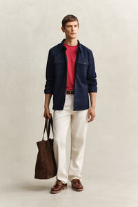 Skjortjacka i bomullstwill