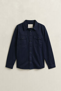 Skjortjacka i bomullstwill