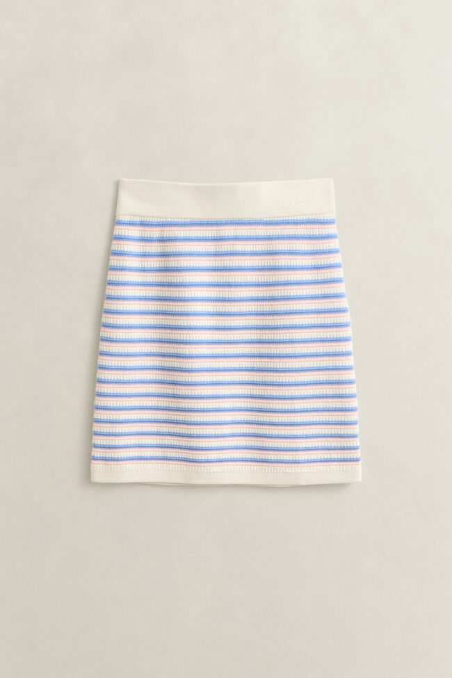 Stickad kortkort kjol