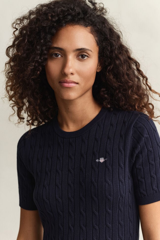 Kabelstickad bomullskl&auml;nning