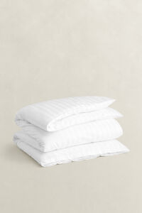 Sateen randigt p&aring;slakan, enkel