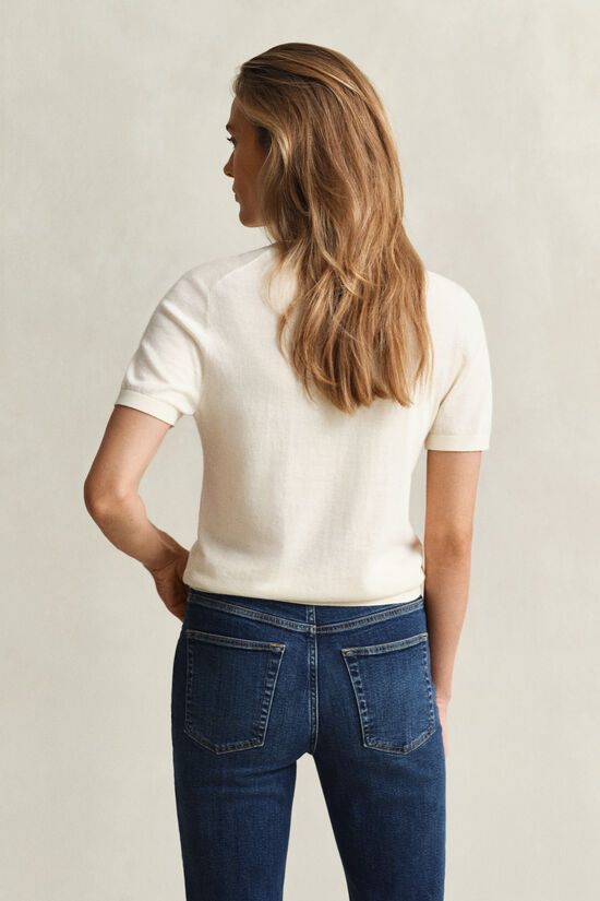 L&auml;tt kort&auml;rmad rundhalsad tr&ouml;ja