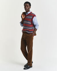 Kammad Fair Isle-v&auml;st