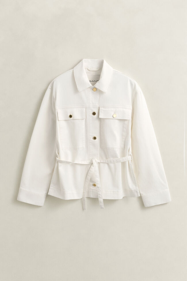 Denimjacka med b&auml;lte