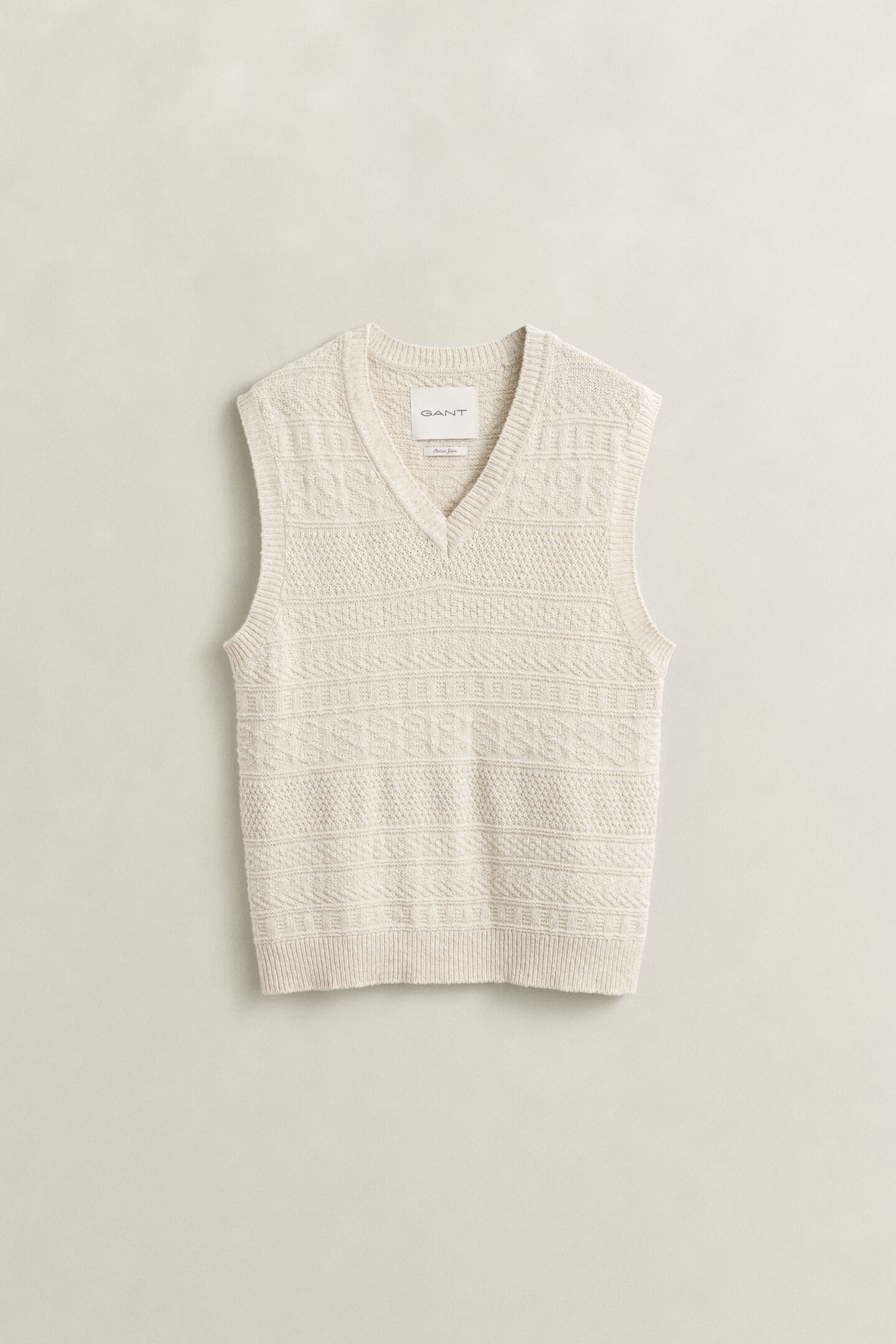 V&auml;st i bomullsblandning med struktur