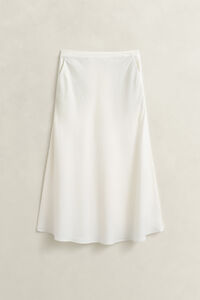 Utsv&auml;ngd kjol i linneblandning