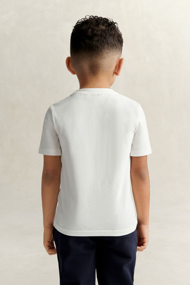 Boys T-shirt med kustmotiv