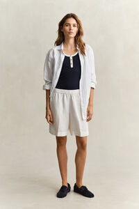 Shorts i linneblandning